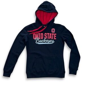 Ohio State Buckeyes Hoodie Ladies Sz Small Scarlet & Gray Authentic Fan Gear